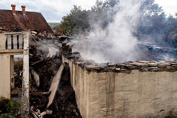 Professional Fire Damage Removal technician working in McLean, VA